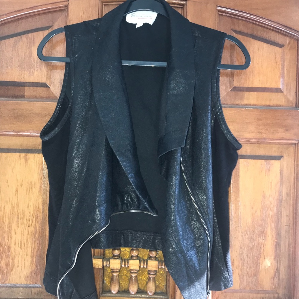 Vince Camuto Faux Leather Vest